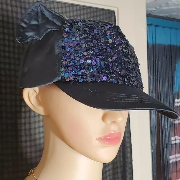 Claire's Sequin Baseball Cap with Bat Wings - NWT - Picture 5 of 7